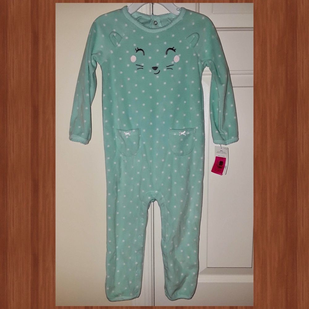 NWT 🦄 24M Girl’s Mint Green Sleeper/Romper